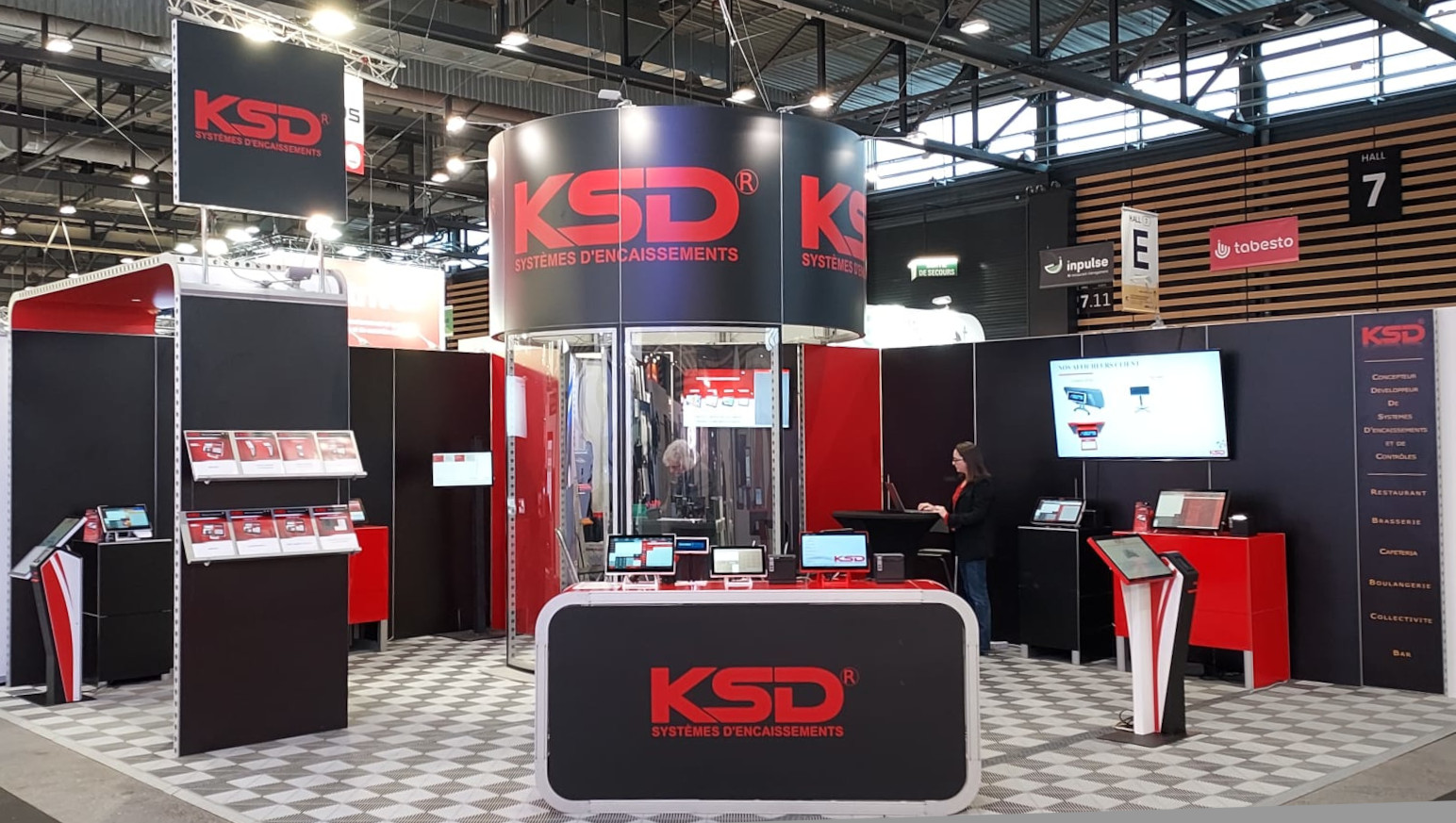 Vue d'ensemble du stand KSD au SIRHA 2023