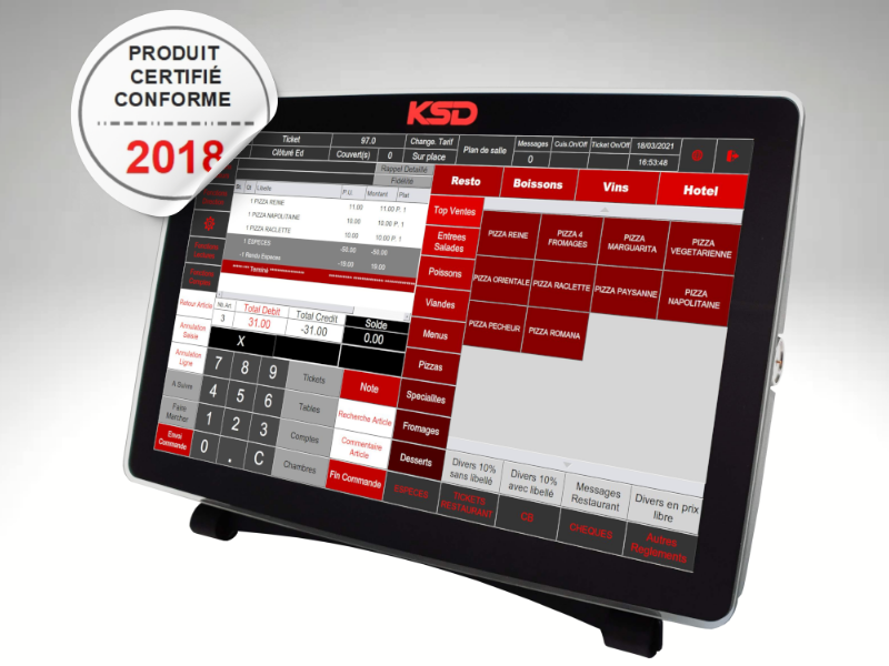 Caisse KSD certifiée